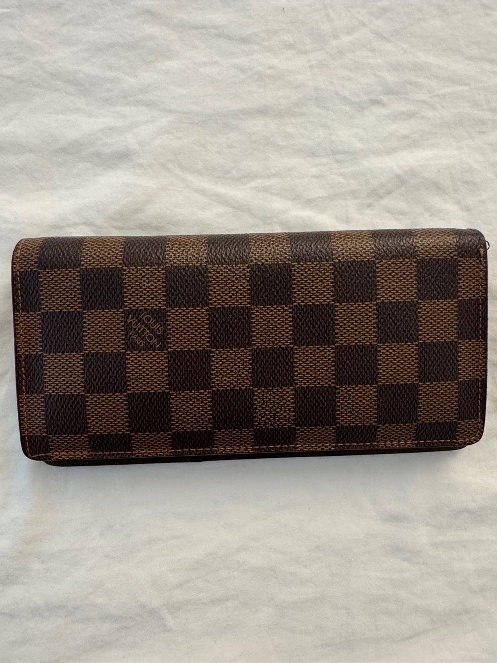 Louis Vuitton Brown Damier Ebene Continental Wallet
